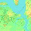Топографическая карта Калязин, высота, рельеф