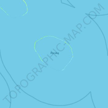 Топографическая карта Raraka, высота, рельеф