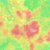 Топографическая карта Короцкое сельское поселение, высота, рельеф
