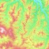 Топографическая карта Малочергинское сельское поселение, высота, рельеф