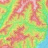 Топографическая карта Ledro, высота, рельеф