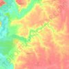 Топографическая карта Тишанка, высота, рельеф