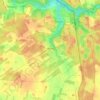 Топографическая карта Ялувка, высота, рельеф