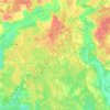 Топографическая карта Першинское сельское поселение, высота, рельеф