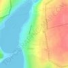 Топографическая карта Ташино, высота, рельеф