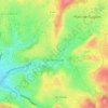 Топографическая карта La Croix-Rouge, высота, рельеф