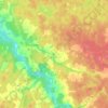 Топографическая карта Ега, высота, рельеф