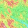 Топографическая карта Иванчна-Горица, высота, рельеф