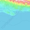 Топографическая карта Santa Barbara, высота, рельеф