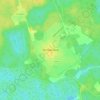 Топографическая карта Зелёный Бор, высота, рельеф