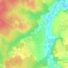Топографическая карта Горышкино, высота, рельеф