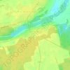 Топографическая карта Мосты Левые, высота, рельеф