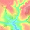 Топографическая карта Новосильское, высота, рельеф