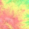 Топографическая карта Черняховский район, высота, рельеф