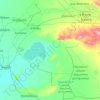 Топографическая карта Кызылтепинский район, высота, рельеф