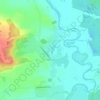 Топографическая карта Поречье, высота, рельеф