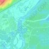 Топографическая карта Рахманов Перевоз, высота, рельеф