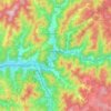 Топографическая карта Wolfach, высота, рельеф