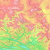 Топографическая карта Хаккяри, высота, рельеф