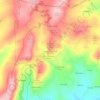 Топографическая карта Merlán, высота, рельеф