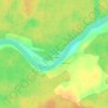 Топографическая карта Манкошево, высота, рельеф