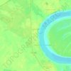 Топографическая карта Сабанаки, высота, рельеф