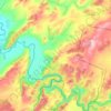 Топографическая карта Еланлинский сельсовет, высота, рельеф