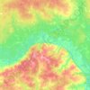 Топографическая карта Троицкое сельское поселение, высота, рельеф