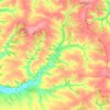 Топографическая карта Сырцевское сельское поселение, высота, рельеф