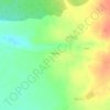 Топографическая карта Боровка, высота, рельеф