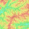 Топографическая карта Atlanta, высота, рельеф