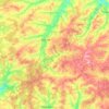 Топографическая карта Яранский район, высота, рельеф