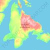 Топографическая карта Southampton Island, высота, рельеф