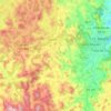 Топографическая карта Celina, высота, рельеф