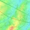 Топографическая карта Ottergem, высота, рельеф