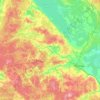 Топографическая карта Вологда, высота, рельеф