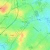 Топографическая карта Roubaix, высота, рельеф