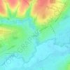 Топографическая карта Кромы, высота, рельеф