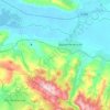 Топографическая карта Варениковское сельское поселение, высота, рельеф