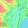 Топографическая карта Покрово-Пригородное, высота, рельеф