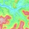Топографическая карта Uder, высота, рельеф