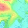 Топографическая карта Чернышевка, высота, рельеф
