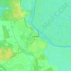 Топографическая карта Наровля, высота, рельеф