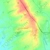 Топографическая карта Thimbleby, высота, рельеф