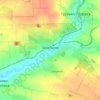 Топографическая карта Моспино, высота, рельеф