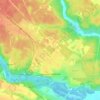 Топографическая карта Красная Горбатка, высота, рельеф