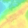 Топографическая карта Песчаное, высота, рельеф