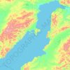 Топографическая карта Пенжинская губа, высота, рельеф