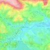 Топографическая карта Chew Magna, высота, рельеф