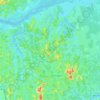 Топографическая карта Desengano, высота, рельеф